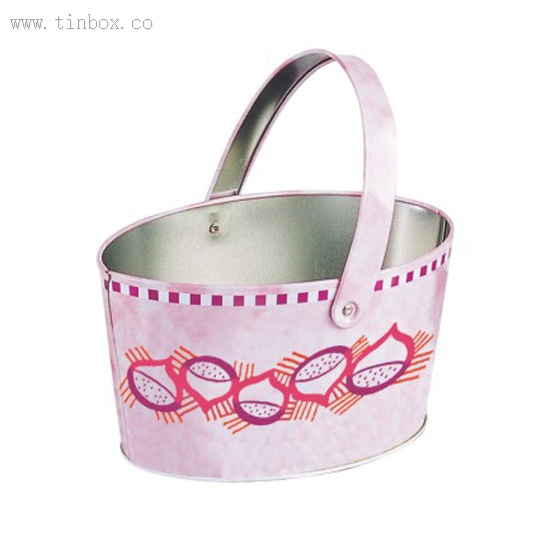 oval Popcorn tin bucket oval Popcorn tin bucket