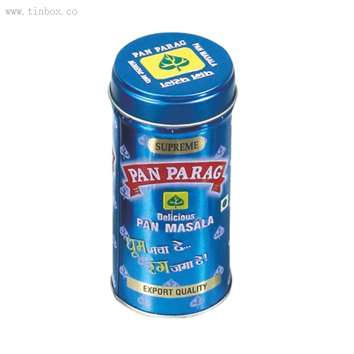 round Spice Tin Box with ease open inner lid round Spice Tin Box with ease open inner lid