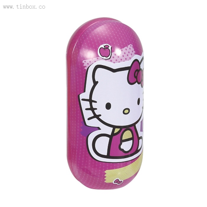 capsule shape tin pill box capsule shape tin pill box