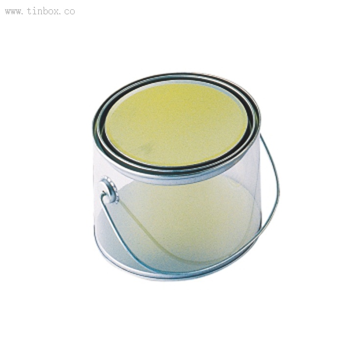 PET bucket with press lid PET bucket with press lid