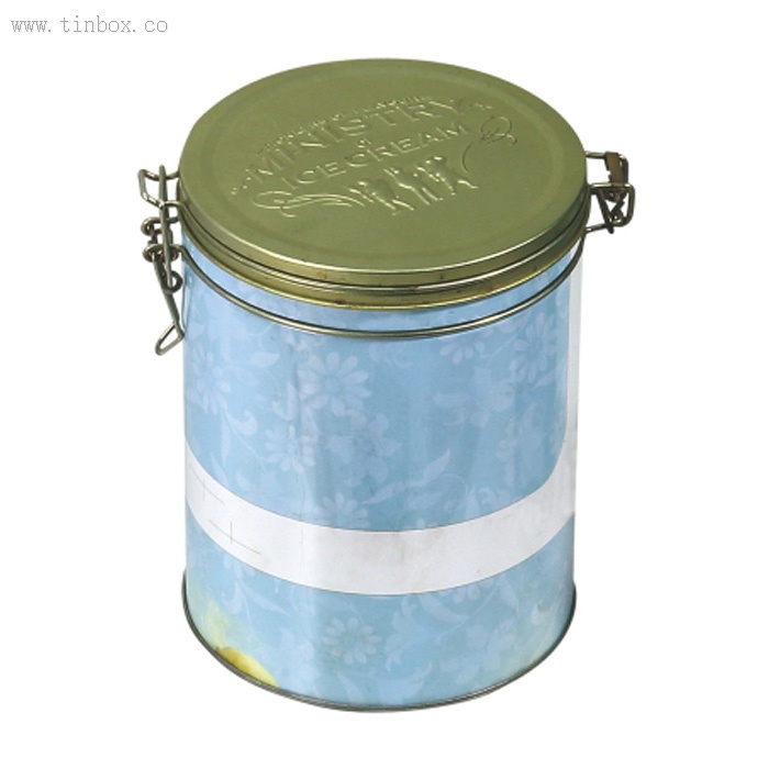 Custom Hinged Lid Metal Tin Box Custom Hinged Lid Metal Tin Box