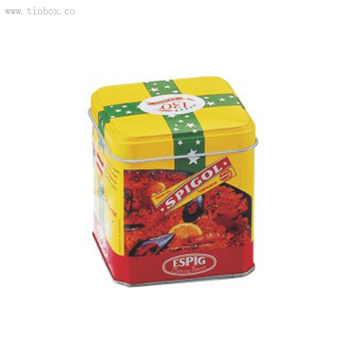 slide lid square spice tin box slide lid square spice tin box