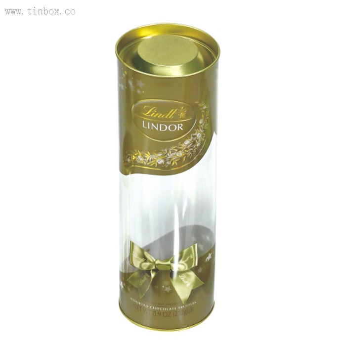 Fashionable Cylindrical Round Tin Box Fashionable Cylindrical Round Tin Box