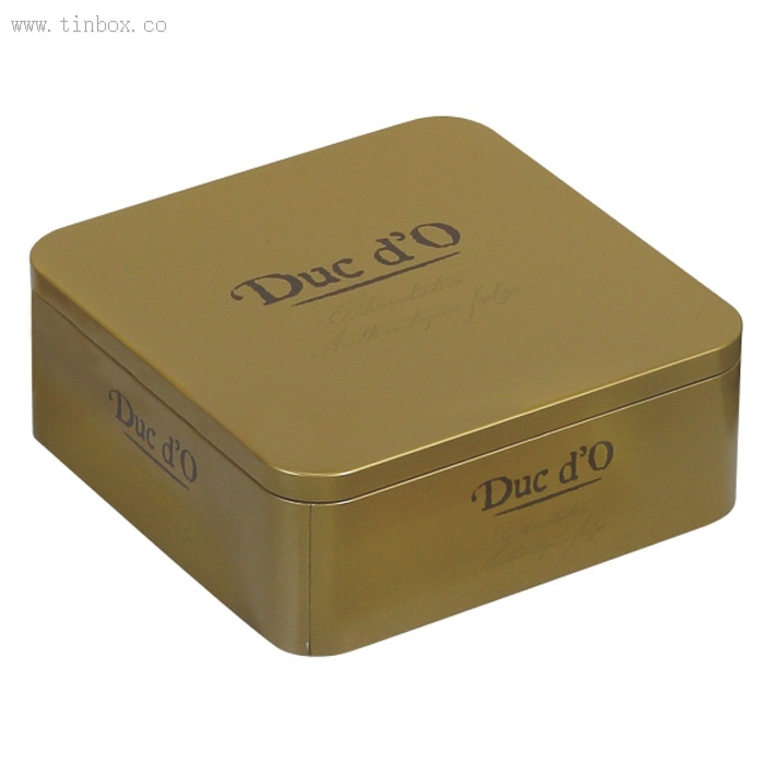 Custom Printed Square Tin Box With Plug Lid For Clothes Packing Custom Printed Square Tin Box With Plug Lid For Clothes Packing