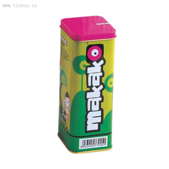 Small Chewinggum Tin Box Packaging Metal Square Tube Box Small Chewinggum Tin Box Packaging Metal Square Tube Box