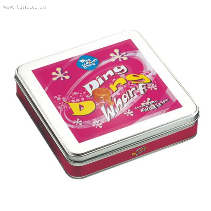 Large Chocolate Tin Box With Printing And Embossing Large Chocolate Tin Box With Printing And Embossing