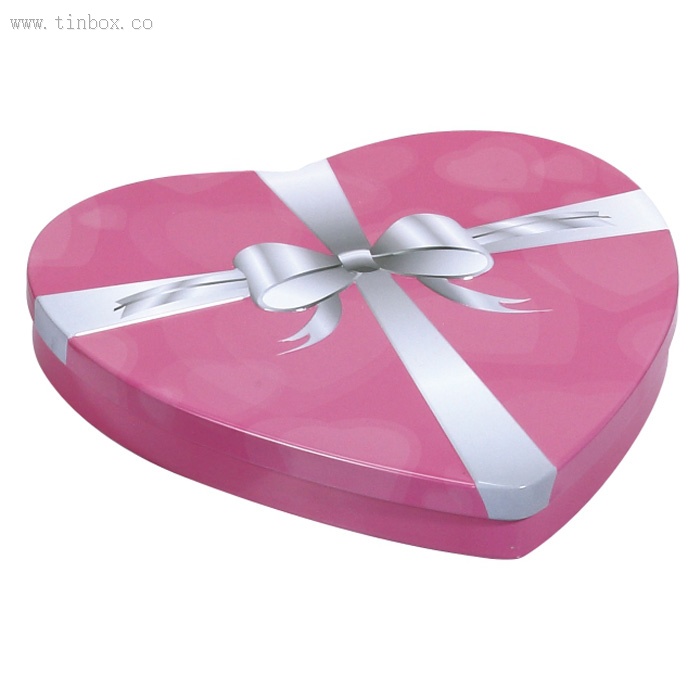 Heart Shaped Cookie Tin Box Heart Shaped Cookie Tin Box
