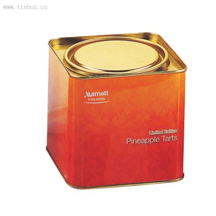 Metal Square Tin Box Spice Canister Storage Metal Square Tin Box Spice Canister Storage