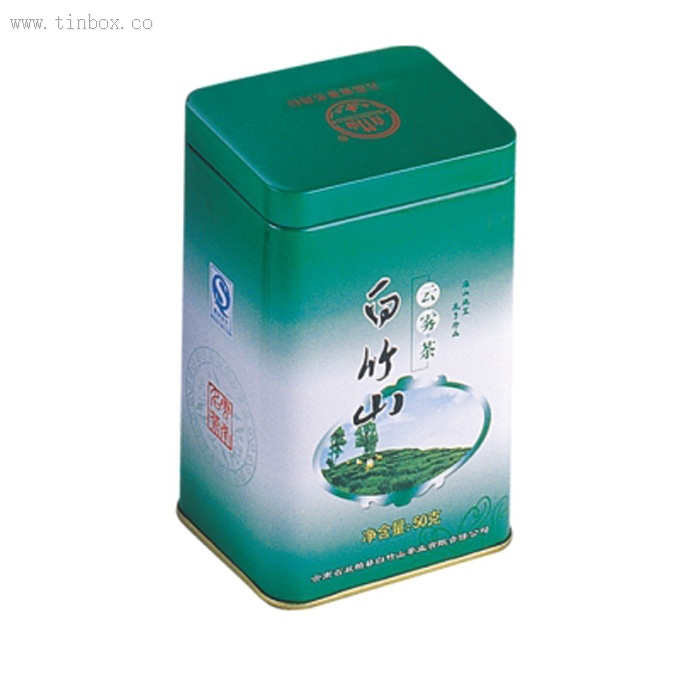 Airtighted Metal Plug Lid Square Tin box for Herbal Tea Storage Airtighted Metal Plug Lid Square Tin box for Herbal Tea Storage