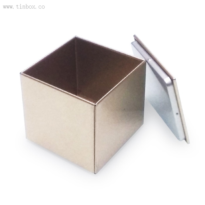 Chocolate Packaging Square Metal Tins Herbal Tea Storage Square Tins With Lids Chocolate Packaging Square Metal Tins Herbal Tea Storage Square Tins With Lids