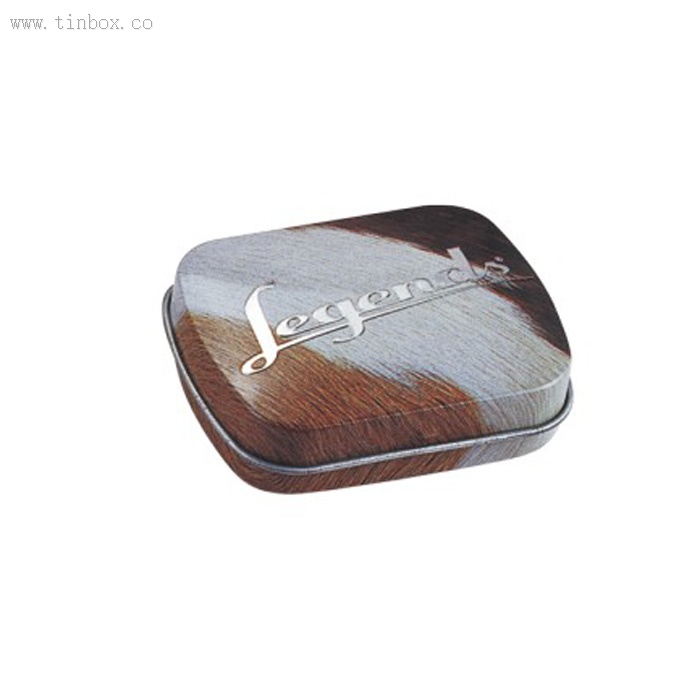 Oval Shaped Tin Box With Printing Embossing Oval Shaped Tin Box With Printing Embossing