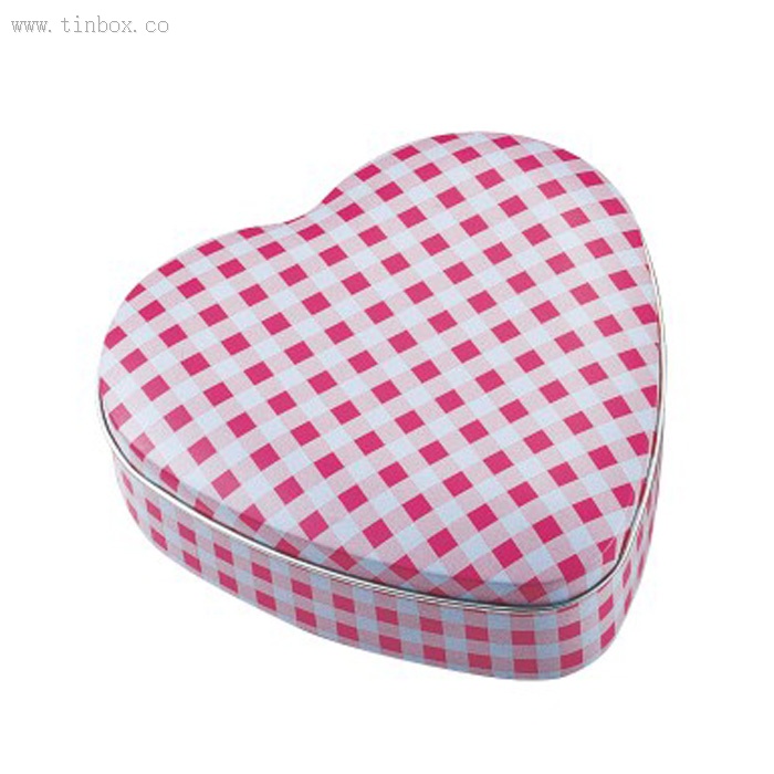 small heart shaped Cookie Tin Box small heart shaped Cookie Tin Box