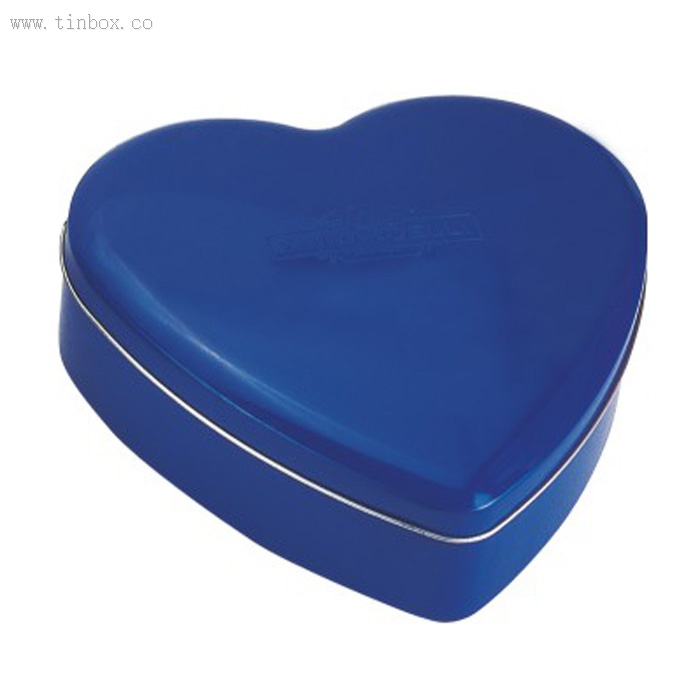 Big Heart Shaped Cookie Tin Box Big Heart Shaped Cookie Tin Box