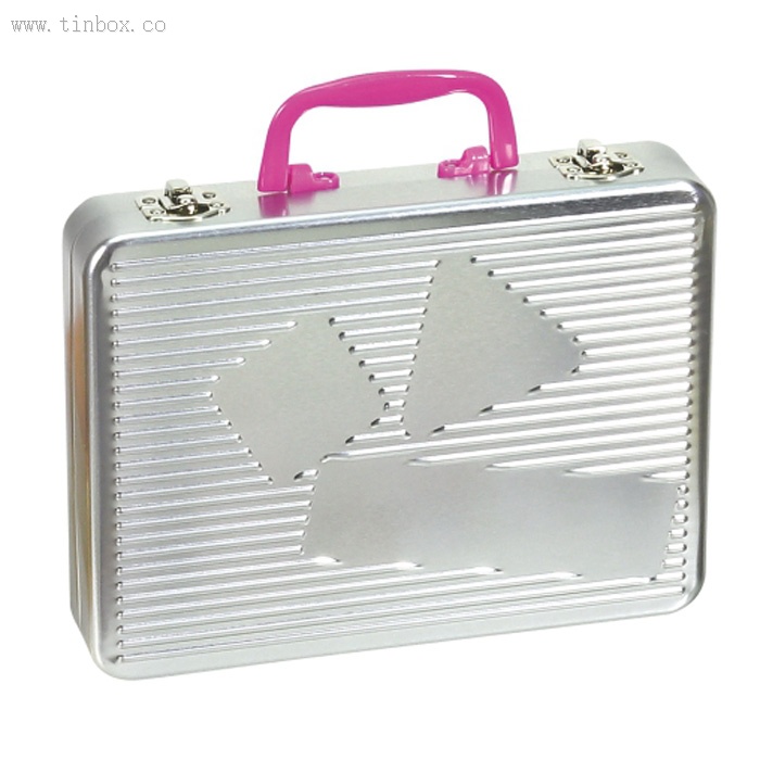 Large Rectangle Tin Box with handle Large Rectangle Tin Box with handle