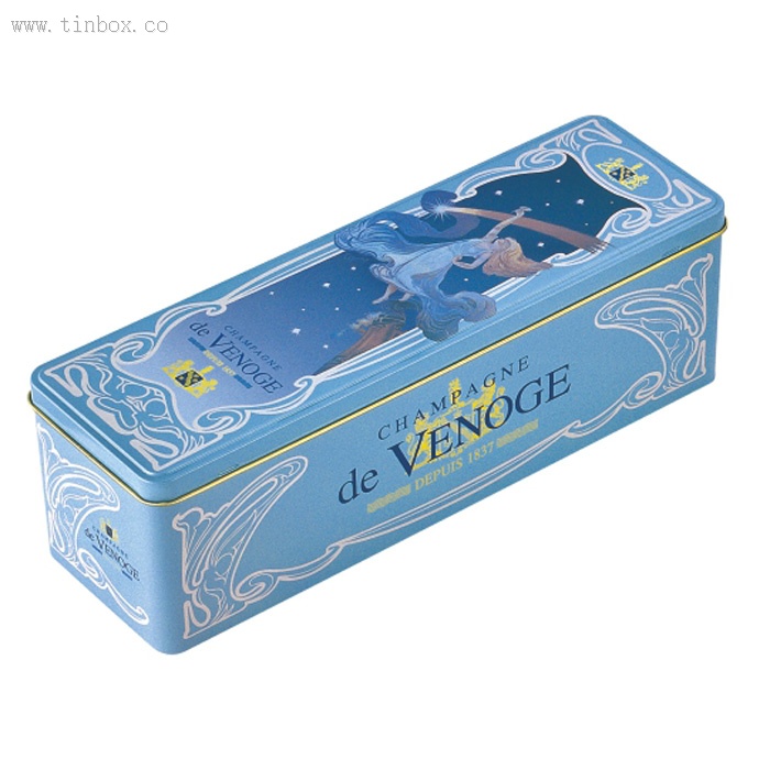 Square Rectangular Tin Box with hinged lid with plastic handle and mirror Square Rectangular Tin Box with hinged lid with plastic handle and mirror
