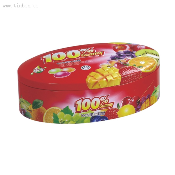 Oval Pill Tin Box Oval Pill Tin Box