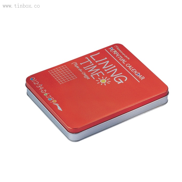 Customized empty rectangular metal tins box for candy mint pill Customized empty rectangular metal tins box for candy mint pill