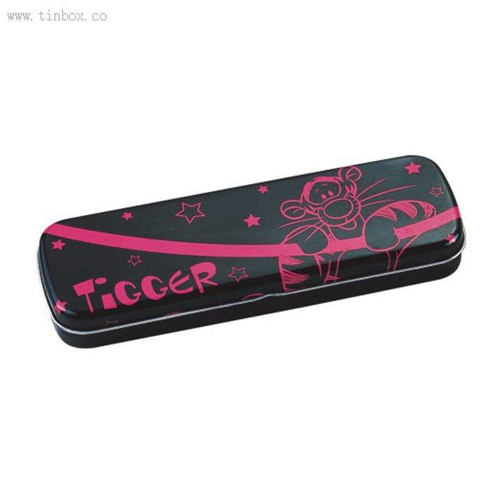 2 Layers Rectangular Metal Pencil Tin Box For School Kids With Lock And Embossing 2 Layers Rectangular Metal Pencil Tin Box For School Kids With Lock And Embossing