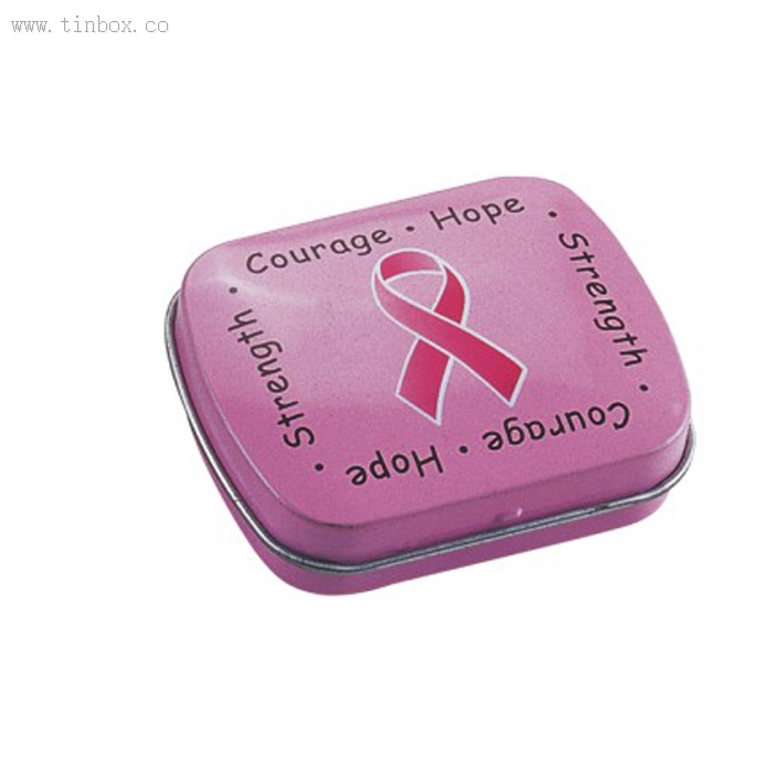 Tinplate Metal Small Mini Mint Tin Box With Printing And Window Hinged Lid Tinplate Metal Small Mini Mint Tin Box With Printing And Window Hinged Lid