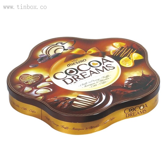 Flower shaped Biscuit Packaging Tin Box Flower shaped Biscuit Packaging Tin Box