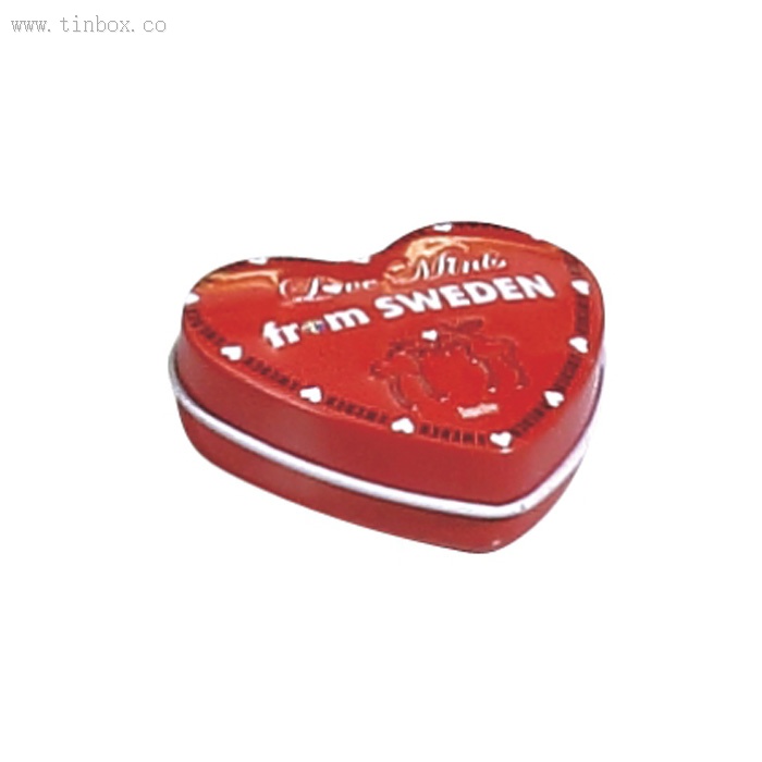 Print Colored Mini Heart Shaped Chocolate Tin Box For Candy Sweet Print Colored Mini Heart Shaped Chocolate Tin Box For Candy Sweet