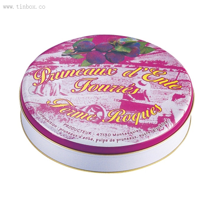 Custom Logo Food Grade Round Tin Boxes For Cookies Food Gift Packaging Custom Logo Food Grade Round Tin Boxes For Cookies Food Gift Packaging