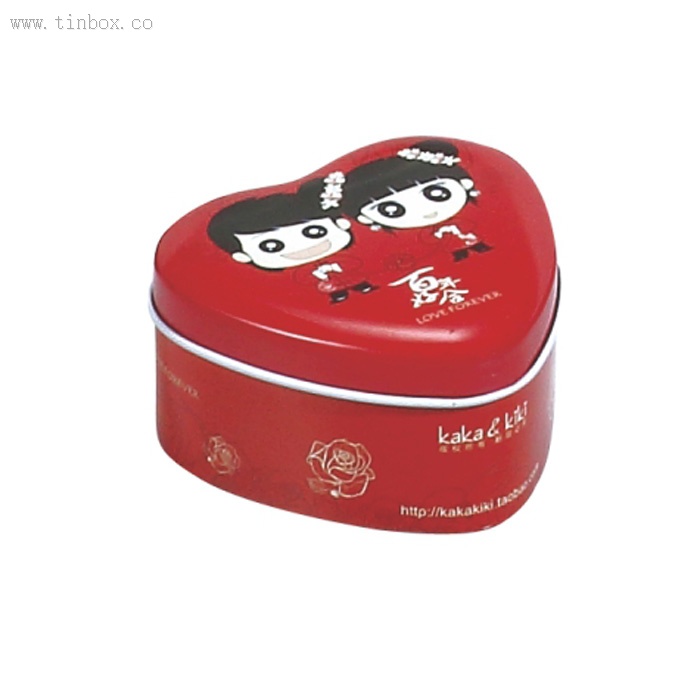 mini heart pill tin box mini heart pill tin box