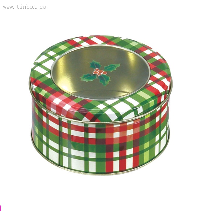 Holiday Cookie Tin Box Small Metal Round Cookie Box Food Grade Round Cookie Tin Holiday Cookie Tin Box Small Metal Round Cookie Box Food Grade Round Cookie Tin