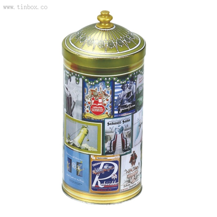 Offset Printing Round Small Tea Tins Containers Metal Loose Personalized Tea Tins Offset Printing Round Small Tea Tins Containers Metal Loose Personalized Tea Tins