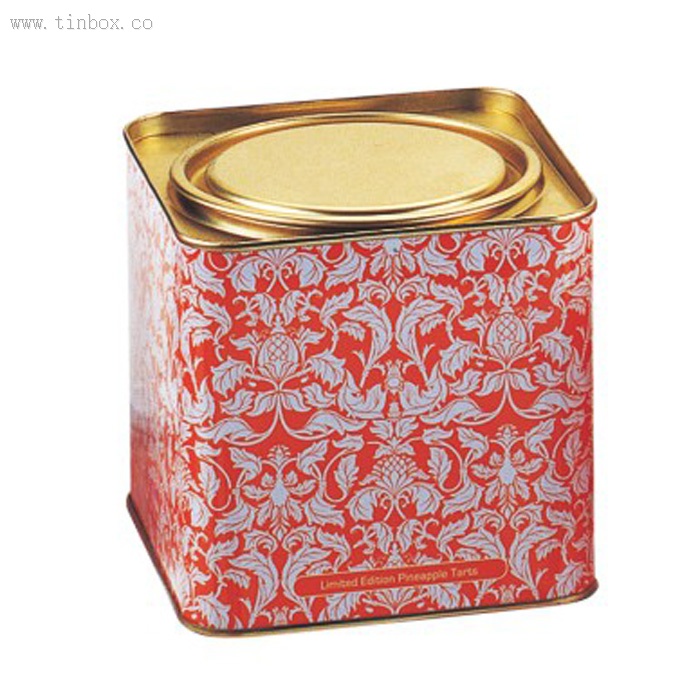 Metal Square Plain Silver Tea Tin Containers Packaging With Inner Lid Metal Square Plain Silver Tea Tin Containers Packaging With Inner Lid