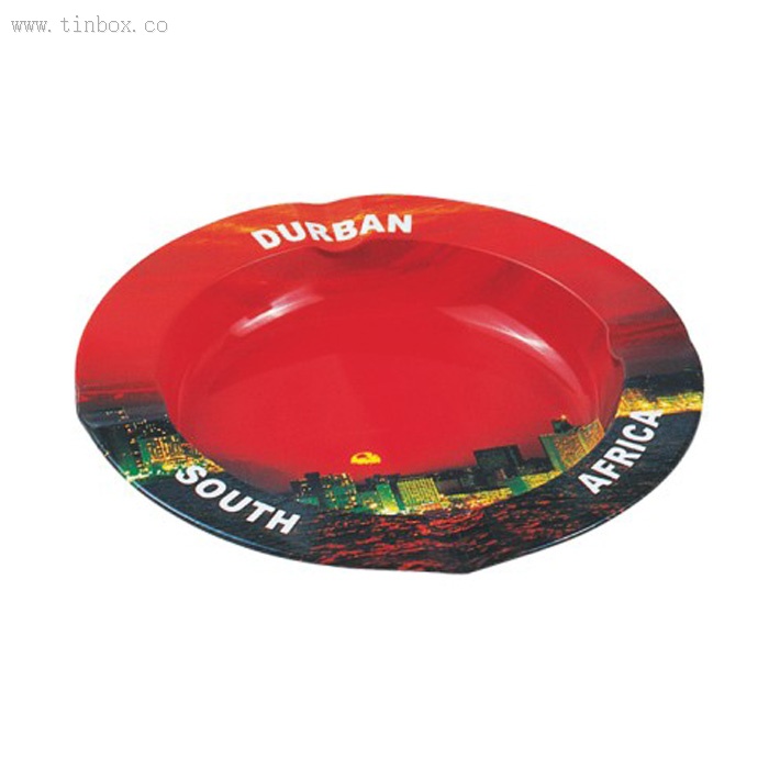 Printed Round Tin Ashtray Printed Round Tin Ashtray