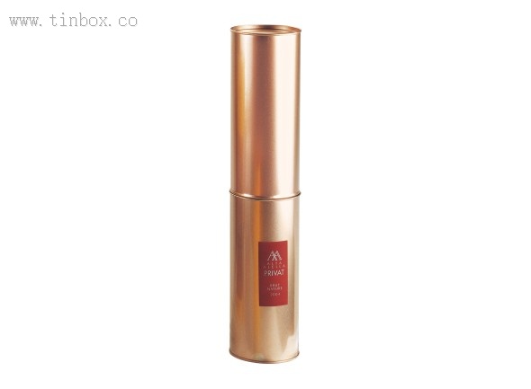Round Metal Printed Wine Tin Box With Embossing For Juice Beer bottle packaging Round Metal Printed Wine Tin Box With Embossing For Juice Beer bottle packaging