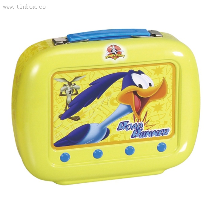 Sports 3D Embossed Rectangular Lunch Tin Box Metal Wire Hinge OEM Accepted Sports 3D Embossed Rectangular Lunch Tin Box Metal Wire Hinge OEM Accepted