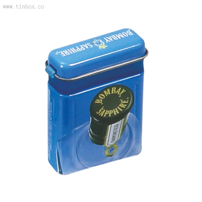 rectangular pill tin box with plastic hinge rectangular pill tin box with plastic hinge