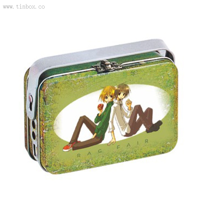 Beautiful Rectangular Tin Box Beautiful Rectangular Tin Box