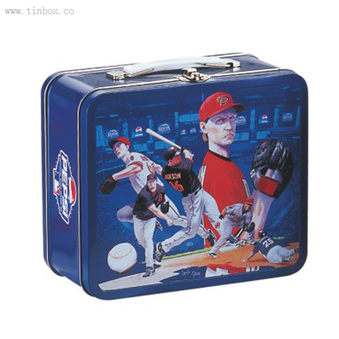 Embossed Lunch Tin Box Eagle Design For Football Fans Collection Embossed Lunch Tin Box Eagle Design For Football Fans Collection