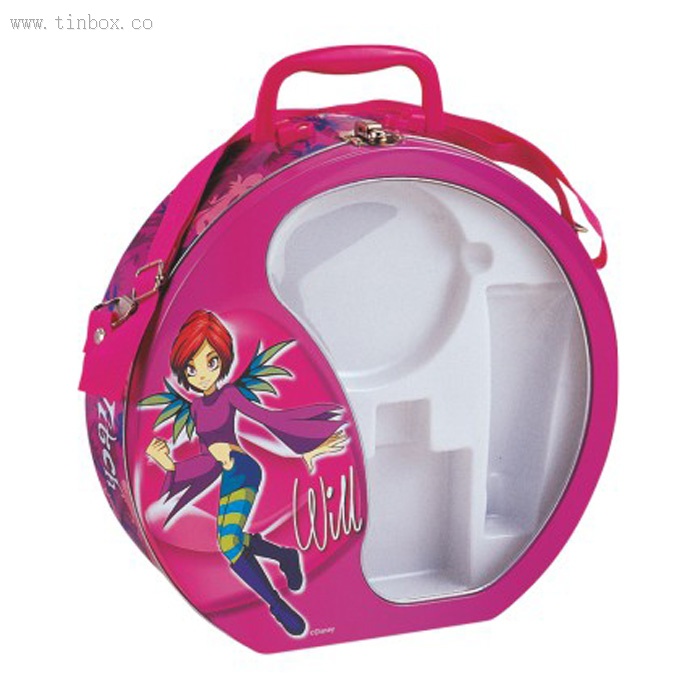 Large Round School Lunch Tin Box With Pvc Window Lunch Box Containers Large Round School Lunch Tin Box With Pvc Window Lunch Box Containers