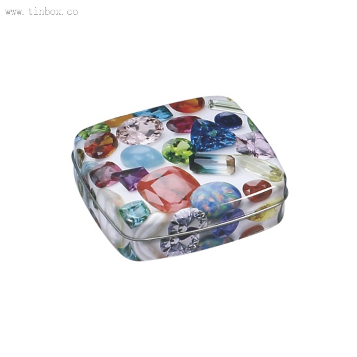 Customizable Small Tin Boxes Personalized Glossy Varnish Reusable Material Customizable Small Tin Boxes Personalized Glossy Varnish Reusable Material