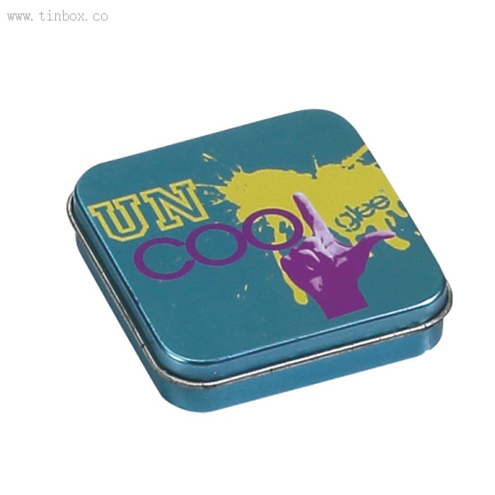 Embossed Square Small Metal Tins Boxe Printing for Durex Condom Safe Sex Embossed Square Small Metal Tins Boxe Printing for Durex Condom Safe Sex