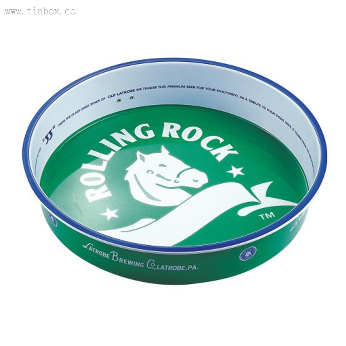 Customized Gavanlized Tinplate Round Tin Tray With Printing Customized Gavanlized Tinplate Round Tin Tray With Printing