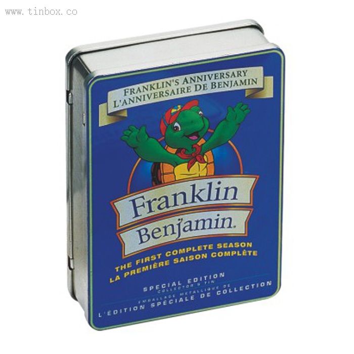Customized Print Fashion Metal Tin Box Rectangle Shape for DVD CD Packaging Customized Print Fashion Metal Tin Box Rectangle Shape for DVD CD Packaging