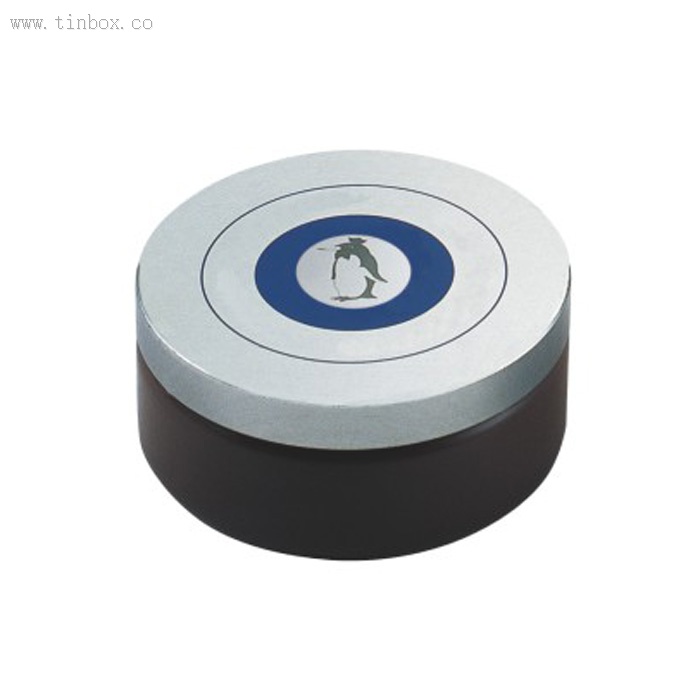 seamless round pill tin box with neck-in body seamless round pill tin box with neck-in body