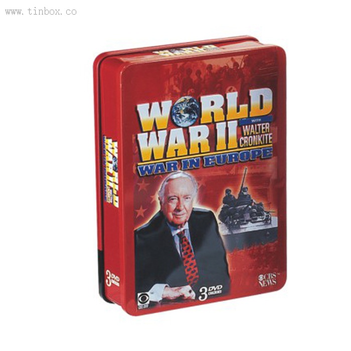 Customized Print Fashion Metal Tin Box Rectangular Shape for DVD CD Packaging Customized Print Fashion Metal Tin Box Rectangular Shape for DVD CD Packaging