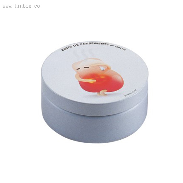 seamless neck-in body round pill tin box seamless neck-in body round pill tin box