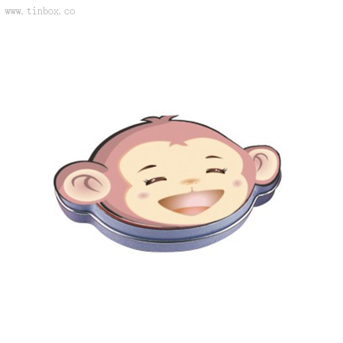 monkey shaped seamless pill tin box monkey shaped seamless pill tin box