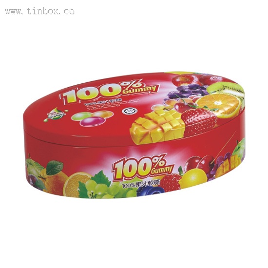 oval Biscuit tin box oval Biscuit tin box