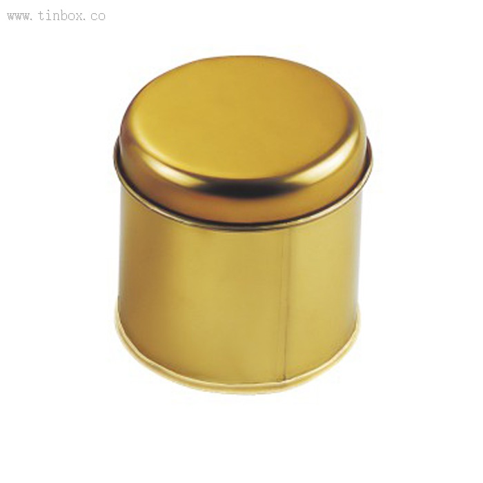 Gold Stackable Window Steel Tin Cans Gold Stackable Window Steel Tin Cans