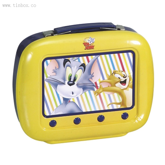 TV shaped popcorn tin box TV shaped popcorn tin box