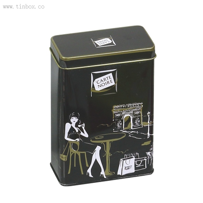 Metal Push Lock Rectangular Tin Cans Metal Push Lock Rectangular Tin Cans