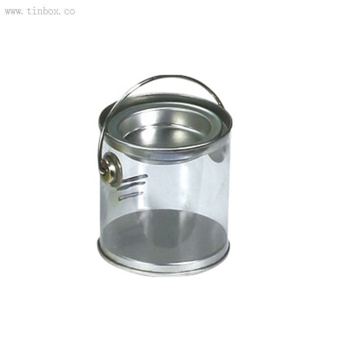 Clear Tin Box With Metal Pull Tabs Clear Tin Box With Metal Pull Tabs
